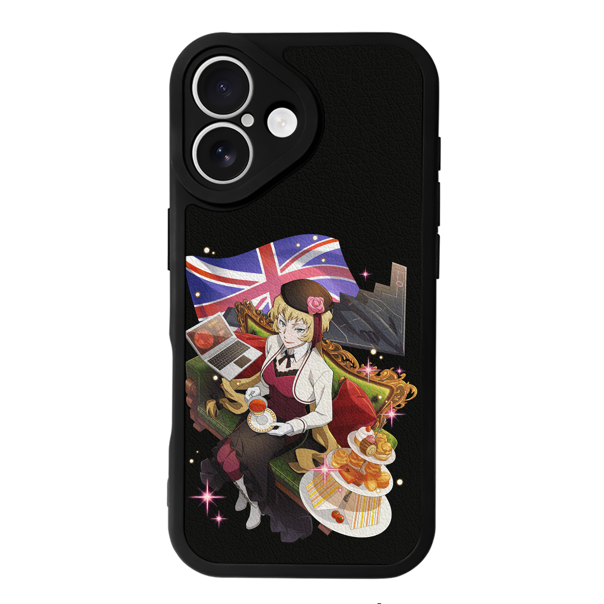 （画像用） 文豪ストレイドッグス Bungo Stray Dogs 【iPhone 16シリーズ対応】シリコンスマホケース（レザー調） 材質：シリコン